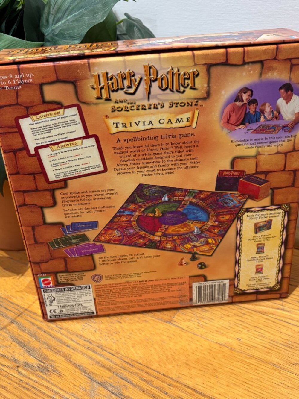 Mattel Harry Potter and the Sorcerer's Stone Trivia Game Vnitage - Picture 8 of 8